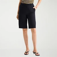 Worthington Womens 12" High Rise Tall Bermuda Short