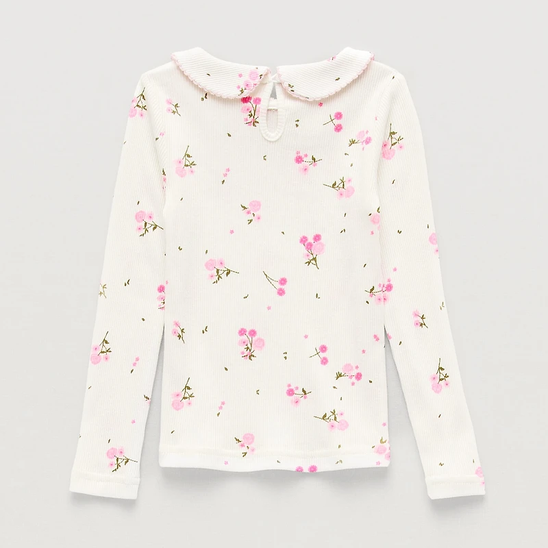 Okie Dokie Toddler & Little Girls Long Sleeve T-Shirt