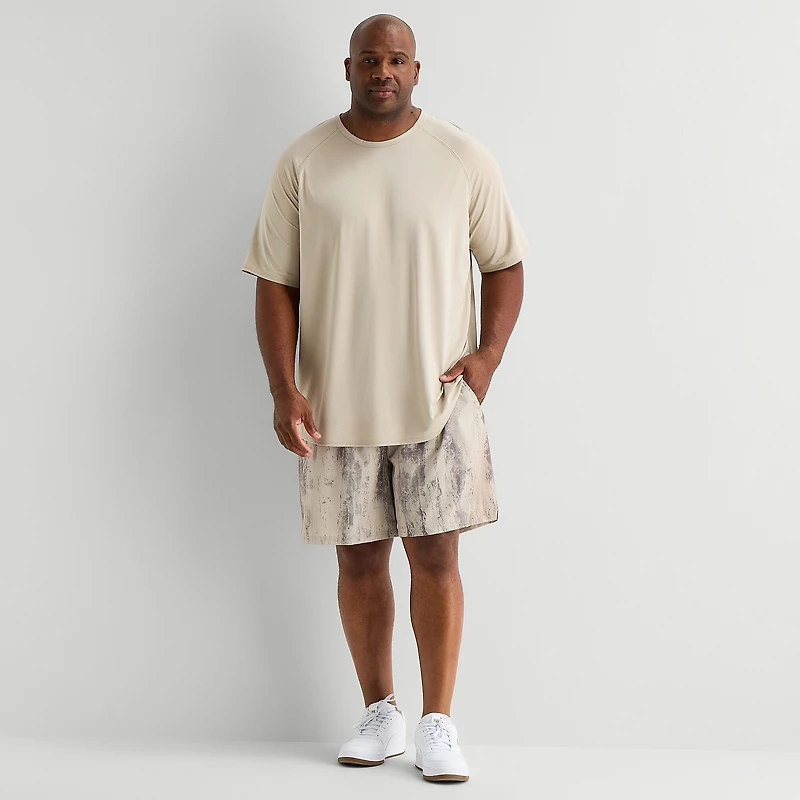 Xersion Mens 8" Big and Tall Moisture Wicking Wicked Workout Shorts