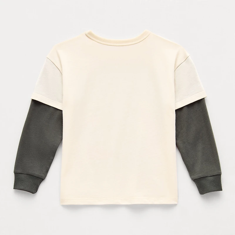 Grayson Little Toddler Boys Crew Neck Long Sleeve T-Shirt