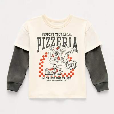 Grayson Little Toddler Boys Crew Neck Long Sleeve T-Shirt