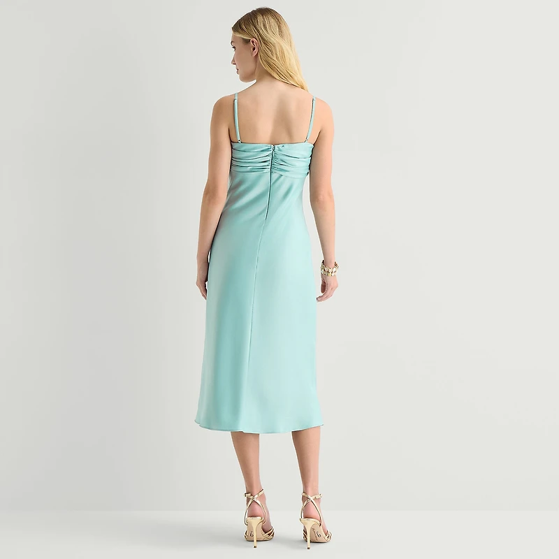 City Triangle Womens Juniors Sleeveless Slip Dress