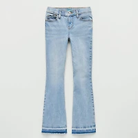 Thereabouts Little & Big Kid Girls Adjustable Waist Low Rise Flare Leg Jean