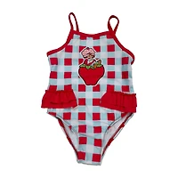 Toddler Girls Strawberry Shortcake Sleeveless One Piece Swimsuit