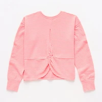 Xersion Little & Big Kid Girls Crew Neck Long Sleeve Active T-Shirt