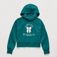 Xersion Little & Big Kid Girls Long Sleeve Active Hoodie