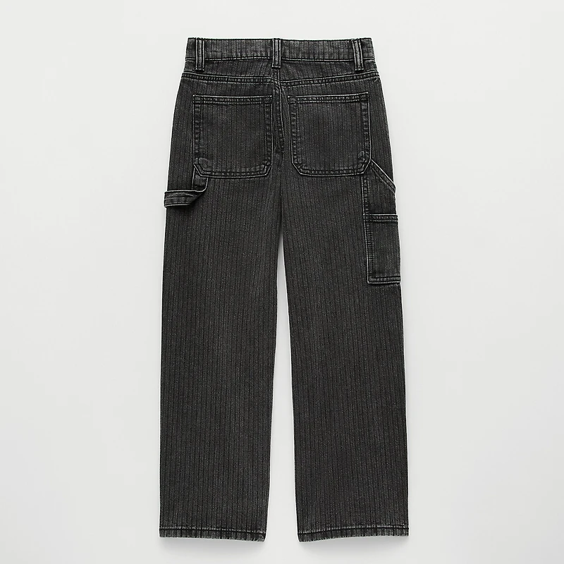 Thereabouts Little & Big Kid Boys Adjustable Waist Loose Fit Carpenter Jean