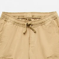 Thereabouts Pull-On Little & Big Kid Boys Easy-on + Easy-off Seated Wear Straight Cargo Pant