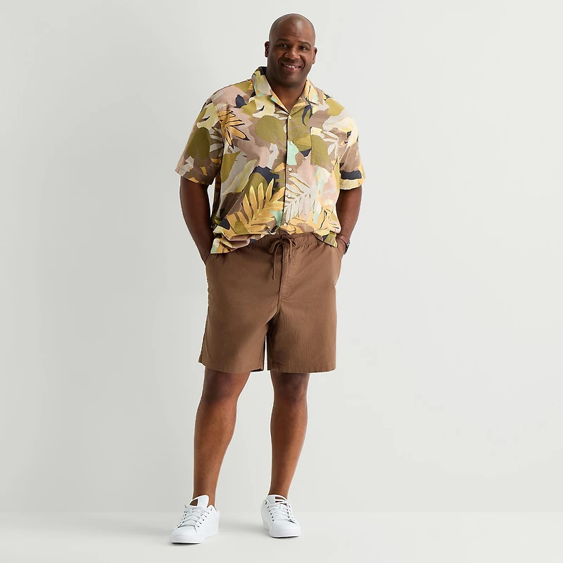 mutual weave Mens 11" Big and Tall Pull-On Short