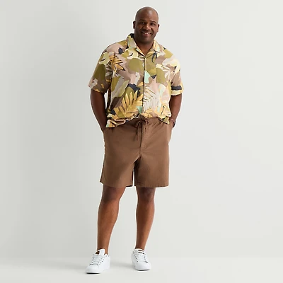 mutual weave Mens 11" Big and Tall Pull-On Short