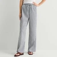 by&by Womens Wide Leg Flat Front Pant