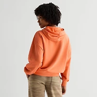 Arizona Womens Juniors Long Sleeve Fleece Hoodie