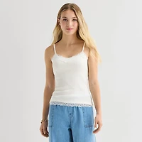 Forever 21 Womens Juniors Scoop Neck Sleeveless Camisole