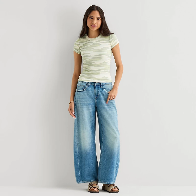 Arizona Womens Crew Neck Short Sleeve T-Shirt