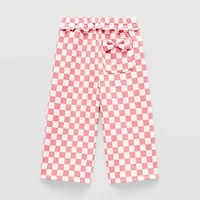 Grayson Little Toddler Girls Wide Leg Relaxed Fit Pull-On Pant