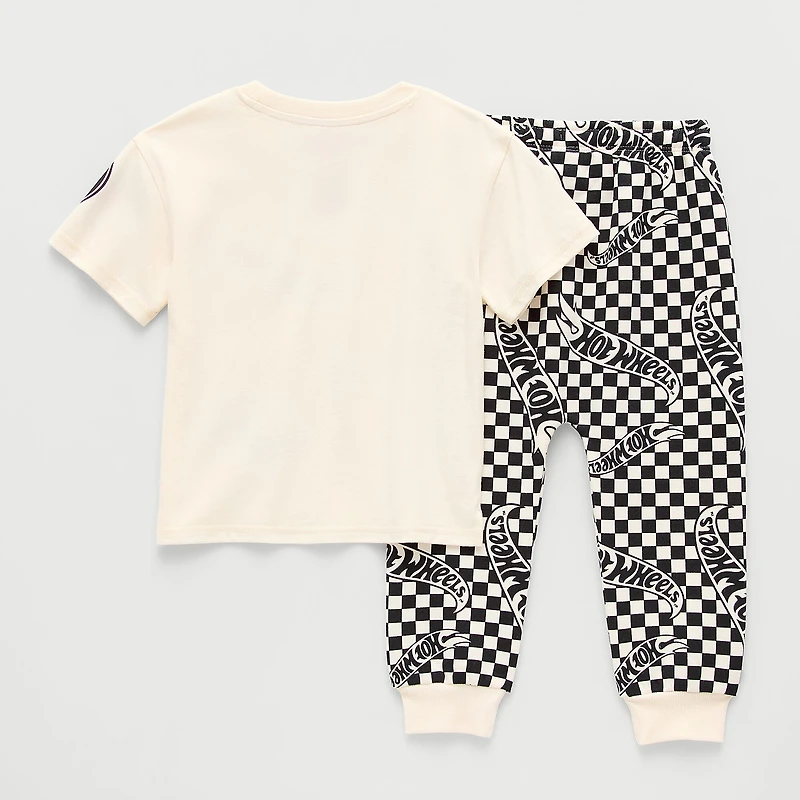 Grayson Little Toddler Boys Hot Wheels 2-pc. Pant Set