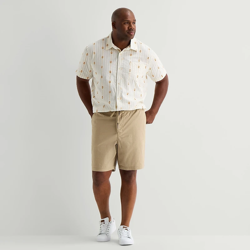 mutual weave Mens 11" Big and Tall Pull-On Short
