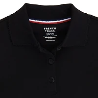 French Toast Little & Big Kid Girls Long Sleeve Regular Fit Polo Shirt