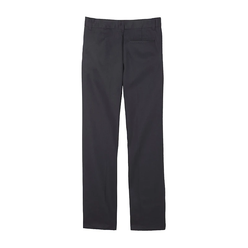 French Toast Little Boys Straight Mid Rise Classic Fit Flat Front Pant