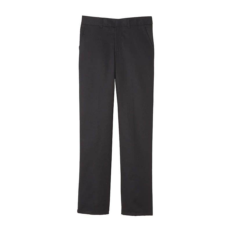 French Toast Little Boys Straight Mid Rise Classic Fit Flat Front Pant