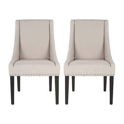 Safavieh Britannia Dining Collection 2-pc. Upholstered Tufted Chair