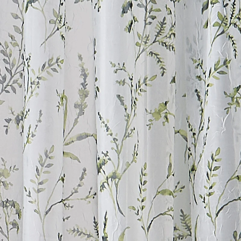 CHF Santa Barbara Rod Pocket Sheer Single Curtain Panel