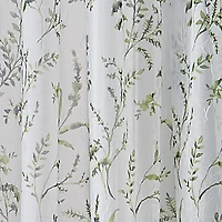 CHF Santa Barbara Rod Pocket Sheer Single Curtain Panel