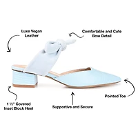 Journee Collection Melora Womens Pointed Mules