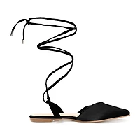 Journee Collection Theia Womens Pointed Ballet Flats
