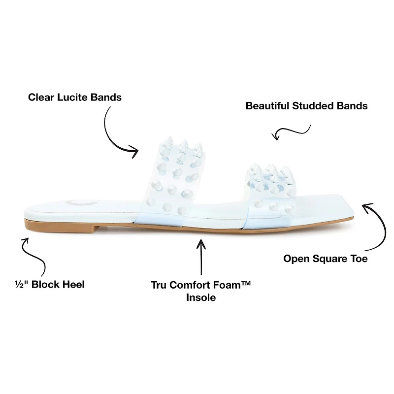 Journee Collection Womens Katari Flat Sandals