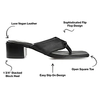 Journee Collection Womens Seelah Heeled Sandals