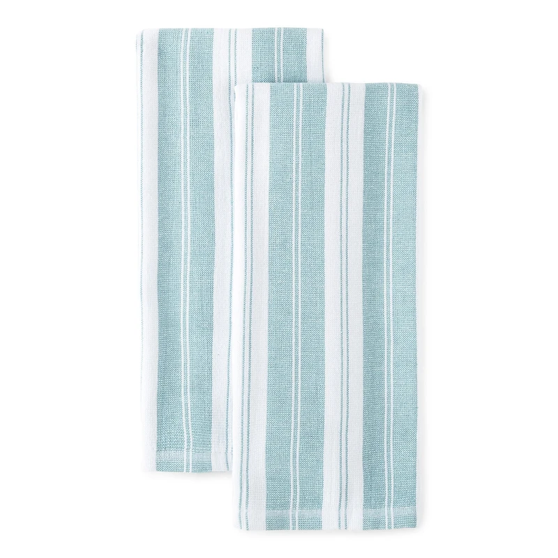 Cooks Striped Dual Purpose 4-Pc. Kitchen Towel Set