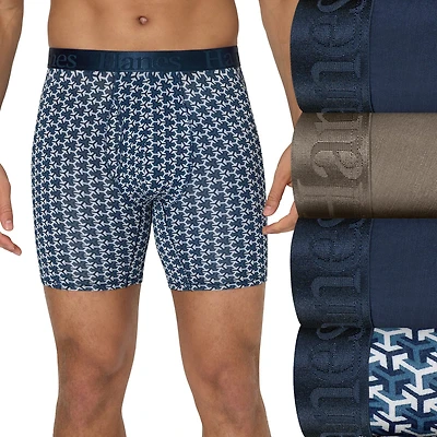 Hanes Supersoft Bonus Pack Mens 4 Boxer Briefs Uo2bd4