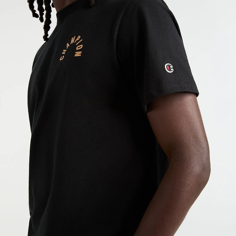 Champion Mens Crew Neck Short Sleeve Regular Fit Graphic T-Shirt