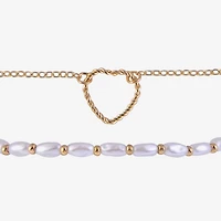 Arizona Gold Tone Womens 4-pc. Bracelet Set