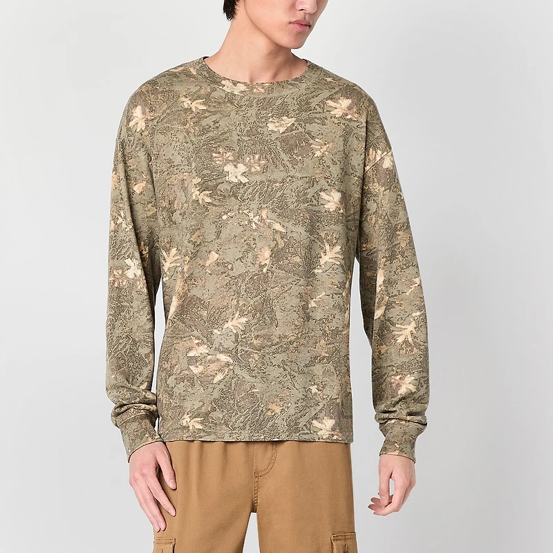 Arizona Mens Crew Neck Long Sleeve T-Shirt