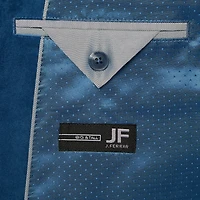 J. Ferrar Evening Edition Mens Big and Tall Floral Stretch Fabric Regular Fit Tuxedo Jacket