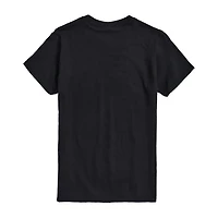 Mens Crew Neck Short Sleeve Classic Fit Garfield Big and Tall Graphic T-Shirt