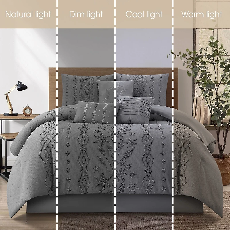 Stratford Park Keltie 7-pc. Geometric Lightweight Comforter Set