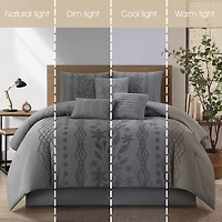 Stratford Park Keltie 7-pc. Geometric Lightweight Comforter Set