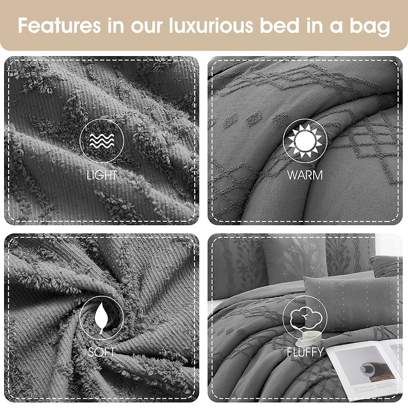 Stratford Park Keltie 7-pc. Geometric Lightweight Comforter Set