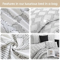 Stratford Park Leana 7-pc. Geometric Lightweight Comforter Set