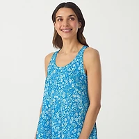 Cuddl Duds Womens Sleeveless Scoop Neck Chemise