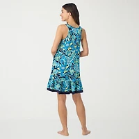 Cuddl Duds Womens Sleeveless Scoop Neck Chemise