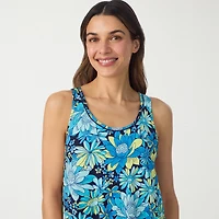 Cuddl Duds Womens Sleeveless Scoop Neck Chemise