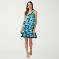 Cuddl Duds Womens Sleeveless Scoop Neck Chemise