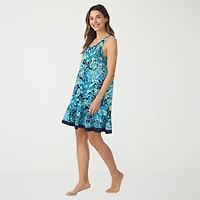 Cuddl Duds Womens Sleeveless Scoop Neck Chemise