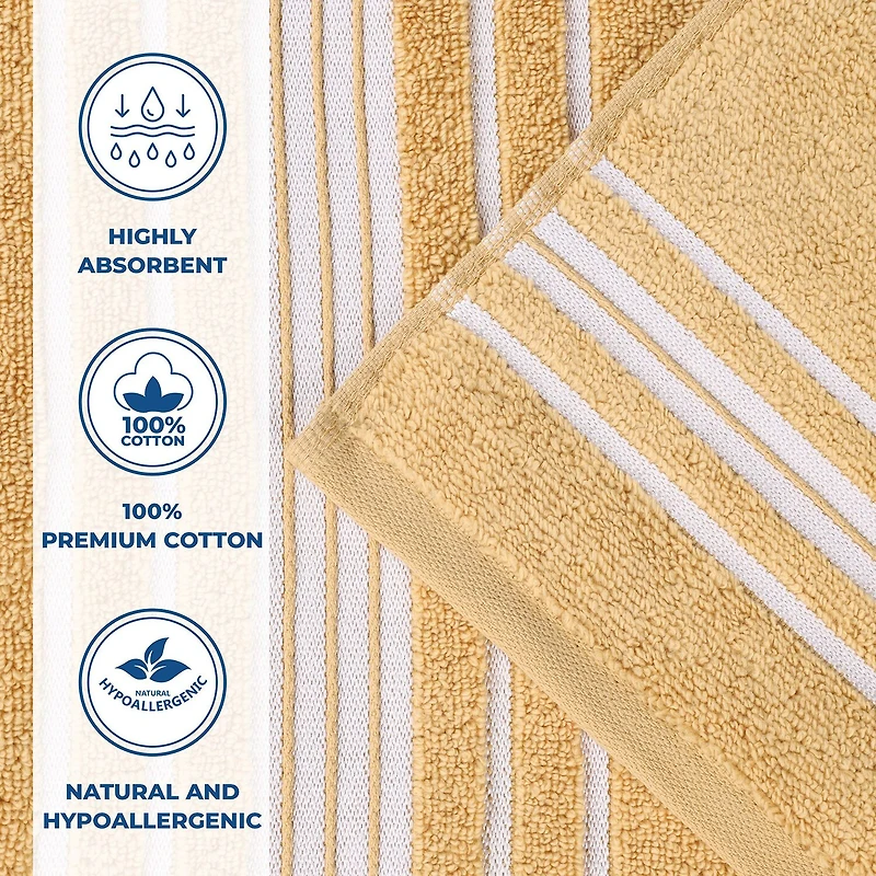 SUPERIOR® Sadie Zero Twist Jacquard Solid Cotton 6-pc. Hand Towel