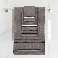 SUPERIOR® Sadie Zero Twist Jacquard Cotton 3-pc. Quick Dry Bath Towel Set