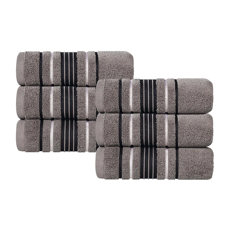 SUPERIOR® Sadie Zero Twist Solid Cotton 6-pc. Hand Towel